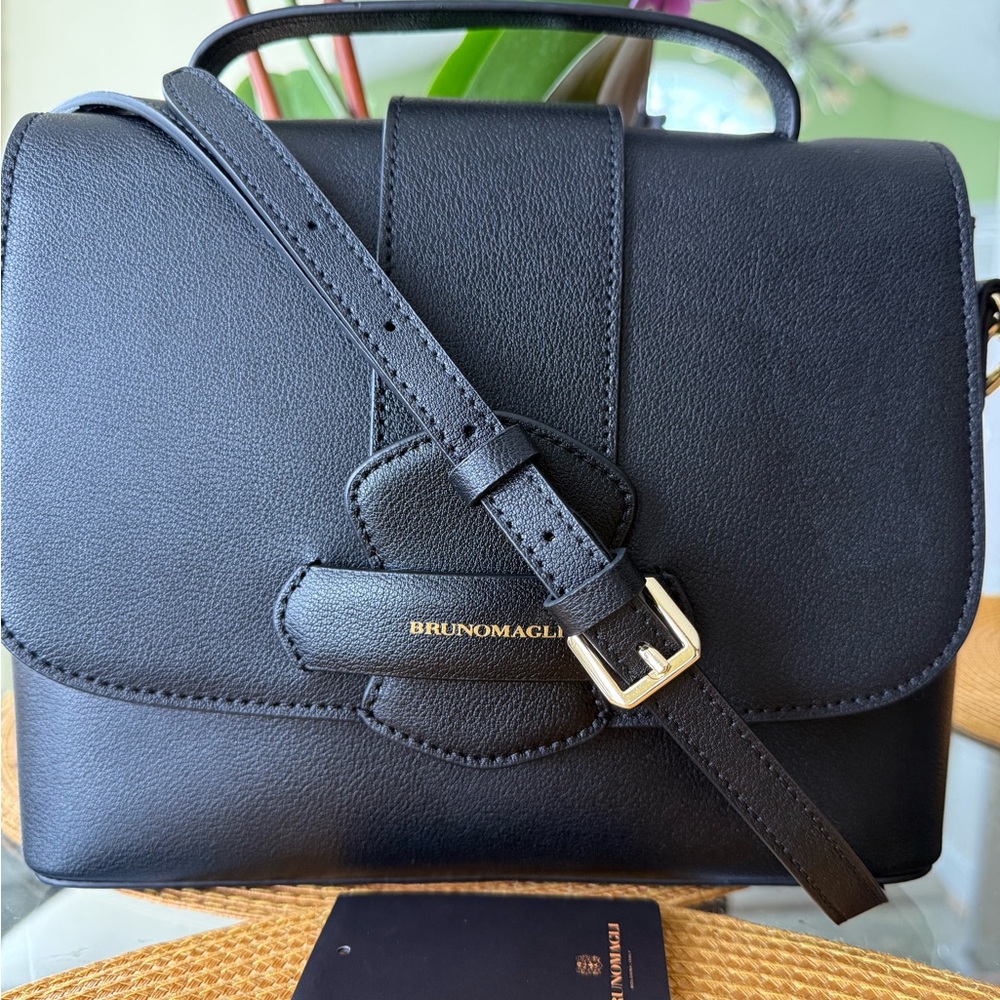 Bruno Magli Black Leather Women's Bag